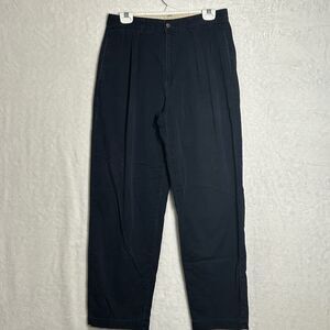31x30 Polo Ralph Lauren Chino Pants Mens Navy Blue Cotton Twill Relaxed Fit
